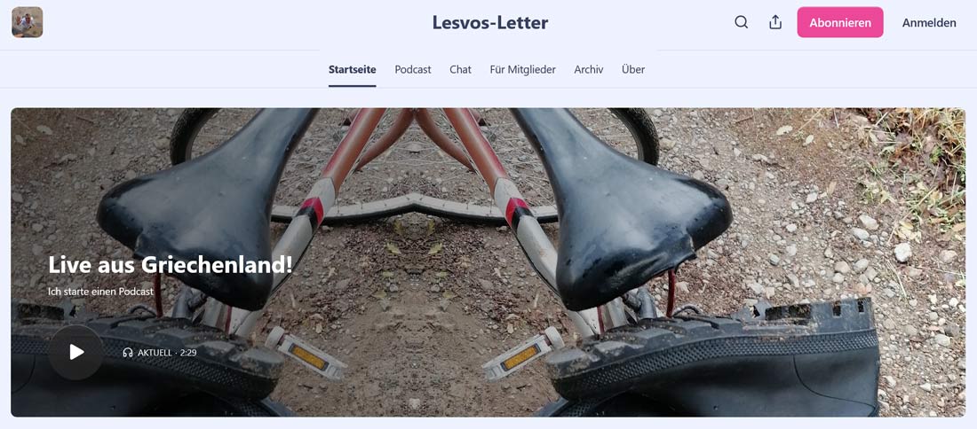 LesvosLetter Lesvos-Letter. Geschichten aus Griechenland.