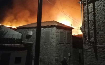 Feuer in Griechenland: Was tun, wenn’s im griechischen Dorf auf der Insel brennt?
